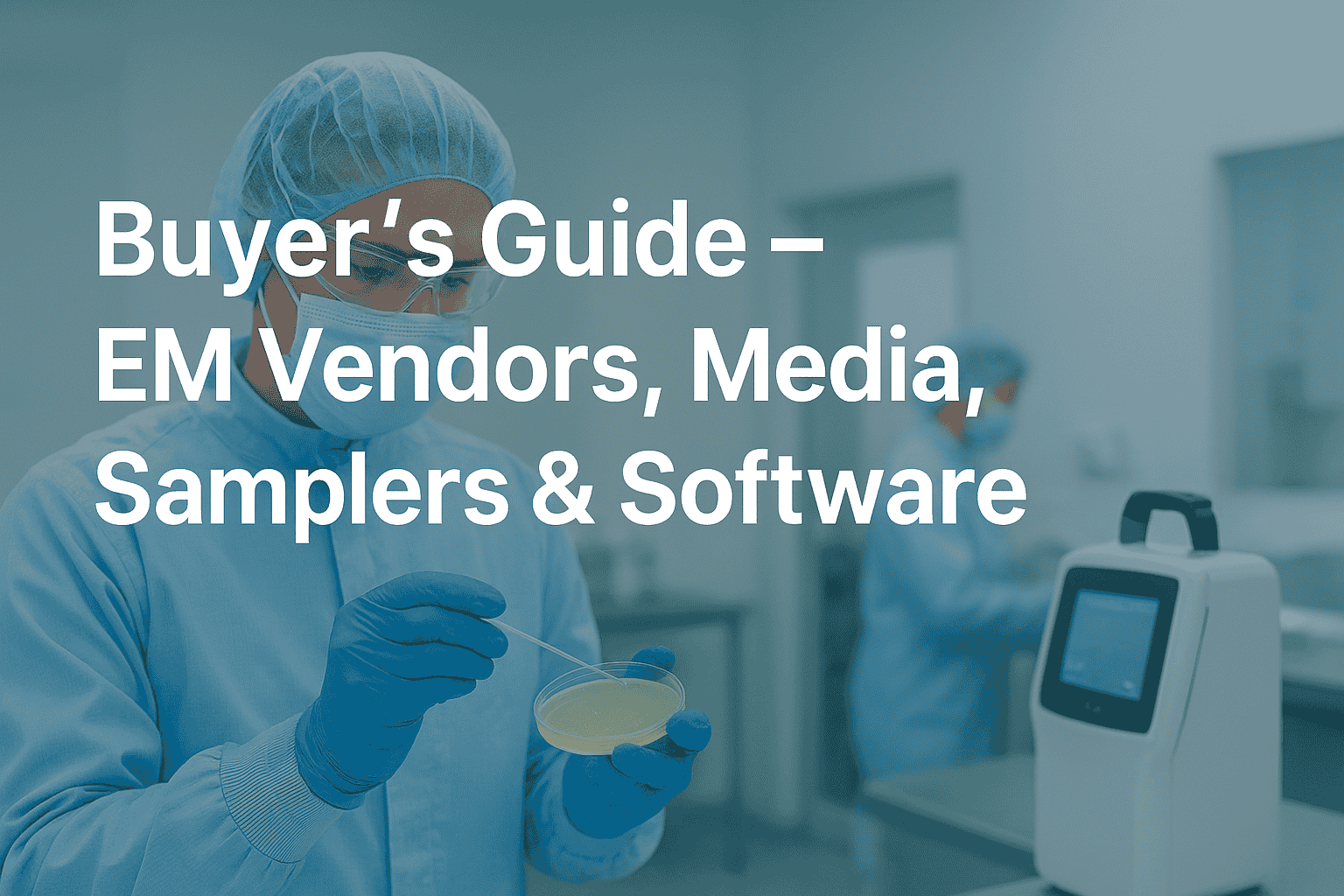 Buyer’s Guide – Choosing EM Vendors, Media, Samplers & Software In The Pharmaceutical Microbiology Industry