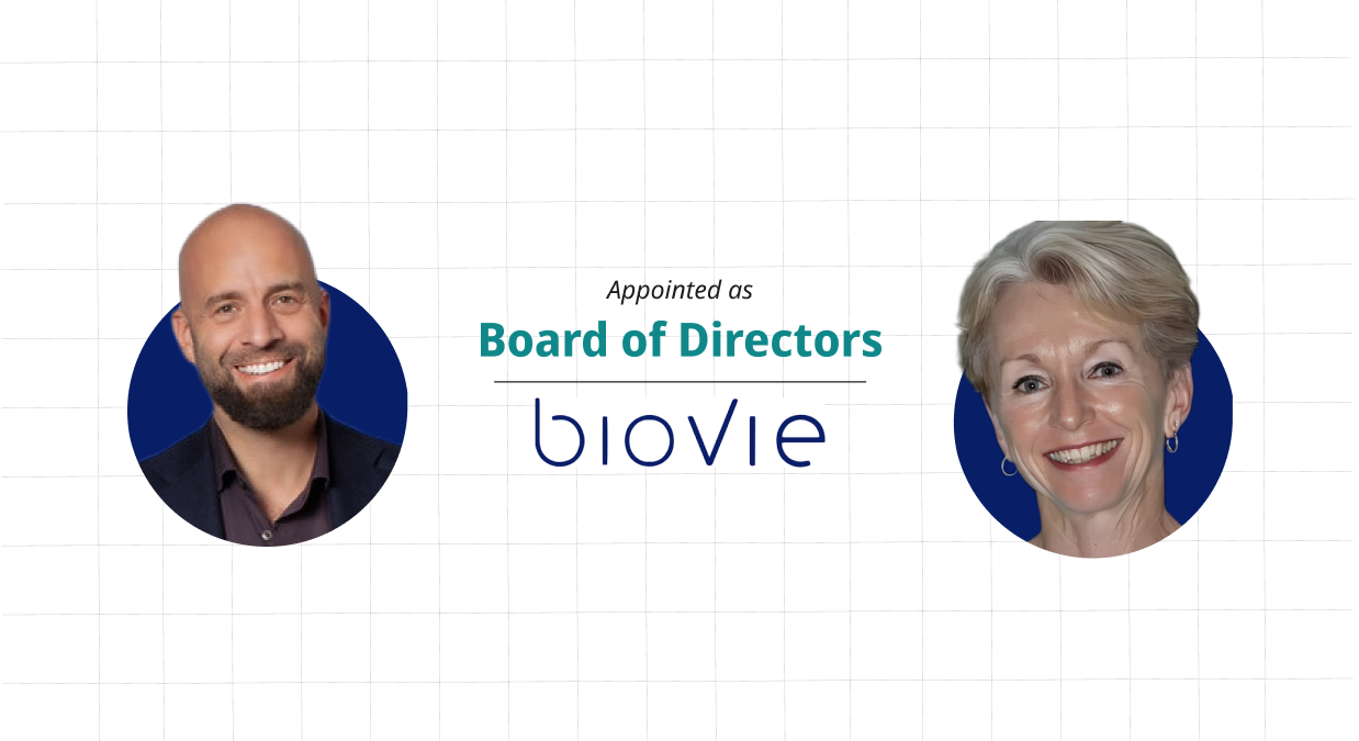 BioVie Announces The Appointment Of Industry Veterans Dr. Amy Chappell And Kameel Farag To Its Board Of Directors